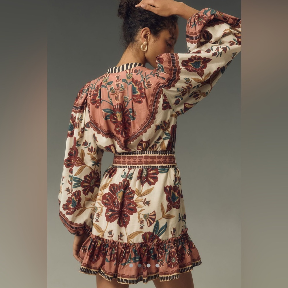 FARM Rio Multicolor Floral Mini Dress - Picture 4 of 7